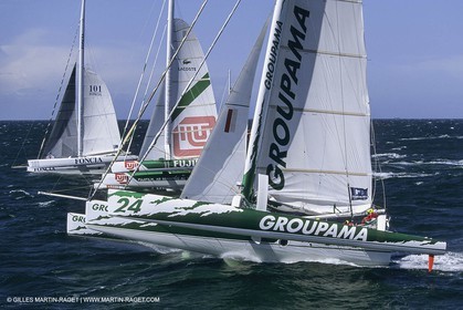 Course à la voile, multicoques, ORMA 60, Franck Cammas, Groupama