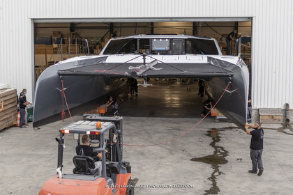 21 07 2020, La Grande Motte (FRA), Gunboat, Gunboat 68 SeaTilt out of the shed