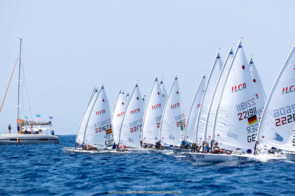09 07 2023, Marseille (FRA), Paris 2024 Sailing Test Event, Race Day 1, ILCA 7