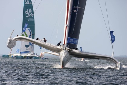 02 07 2012 - Newport (RI) - Départ du prologue de la Krys Ocean Race disputé sur le parcours Newport-New York, Gitana XV