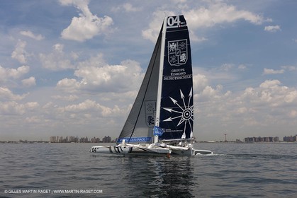 03 07 2012 - New York (USA, NY) -Krys Ocean Race prologuie - arrivée à New York