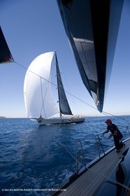 03 09 06 - Porto Cervo (Sardinia) - Maxi World Cup 2006 - A bord Wally 90 Tango