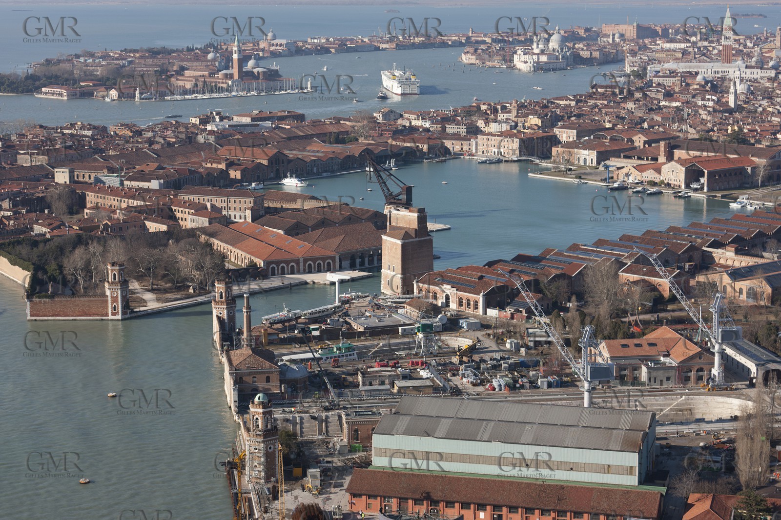 20 02 2012 - Venezia (ITA) - 34th America'sCup - Venezia 2012 America's Cup World Series - The Arsenale where the AC45 moorings, public village, media center and Club 45 will be located