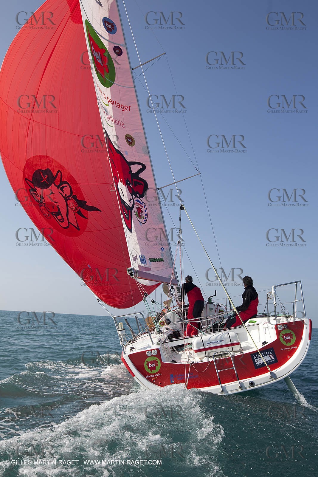13 03 2010 -  La Grande Motte   Port Camargue (FRA) - Groupe Bel - Kito de Pavant   Sebastien Audigane training for Transat AG2R