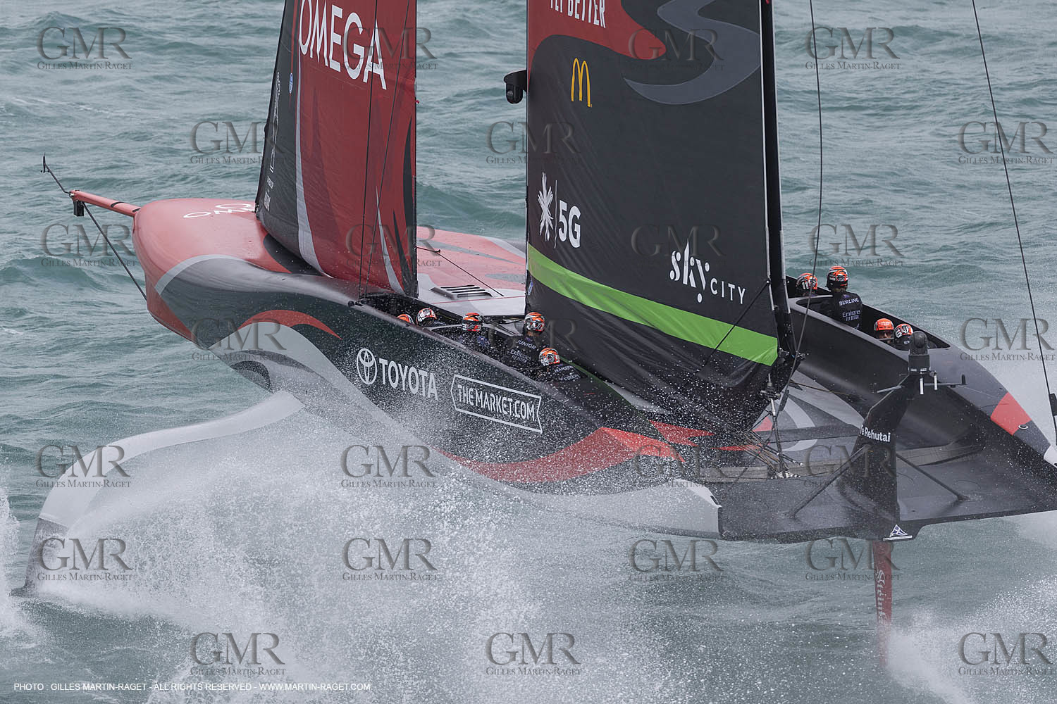 10 12 2020 - Auckland (NZL) - 36th America's Cup - Practice Sessions - Day 2 - Emirates Team New Zealand