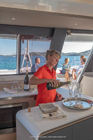 30 08 2018, Porto Vecchio (FRA, South Corsica) Chantier Fountaine-Pajot, Alegria 67