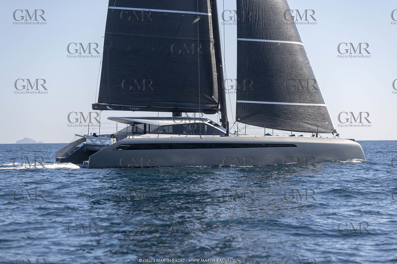 16 02 2019, Porquerolles (FRA,83), Gunboat 68 sail testing  3