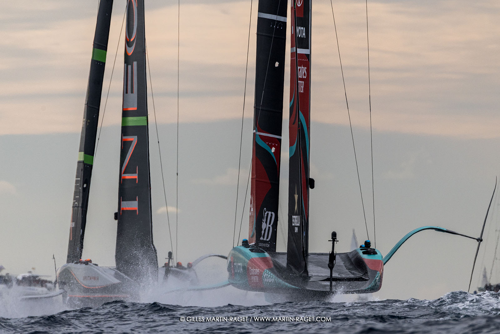 18 10 2024, Barcelona (ESP), Louis Vuitton 37th America's Cup, Final Match, Race Day 5, Race 7