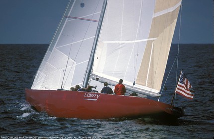 Sailing, Yacht Racing, America's Cup XVI, Newport (USA,RI), 1983, Liberty