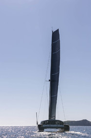 16 02 2019, Porquerolles (FRA,83), Gunboat 68 sail testing  3