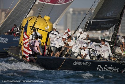 17 11 2010 - Dubai (UAE) - Dubai Louis Vuitton Trophy -  BMW ORACLE Racing Vs  Emirates Team New Zealand