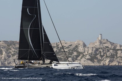 24 09 2012 - Marseille (FRA,13) - Match race France 2012 - Arrivée des MOD 70 du  Tour de l'Europe
