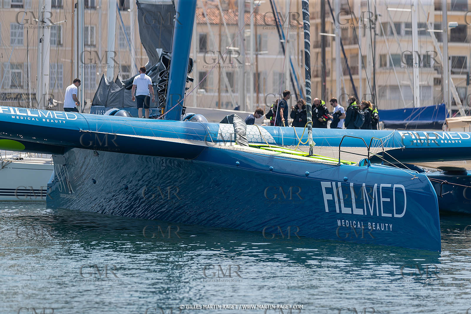 18 05 2022, Marseille (FRA), APremière navigation du trimaran Ultim SVR LAZARTIGUE à Marseille