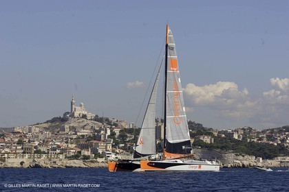 Orange II - Record Mediterranée 2004 - Arrivée à Marseille