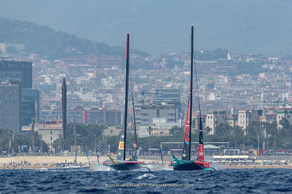 22 08 2024, Barcelona (ESP), Louis Vuitton 37th America's Cup, Louis Vuitton Preliminary Regatta, Race Day 1