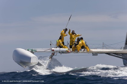 14 06 2008 - Toulon-Hyères (FRA,83) - 50 knots record attempt trials by l'Hydroptère