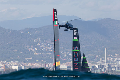 26 09 2024, Barcelona (ESP), 37th America's Cup, Louis Vuitton Cup Final, Race Day 1