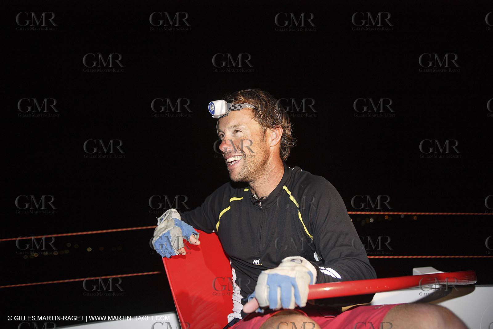 06 11 2006 - Pointe à Pitre Guadelupe (FRA) - Route du Rhum 2006 arrival - Thomas Coville (Sodebo)