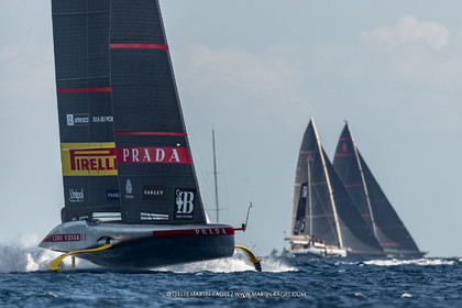 04 10 2024, Barcelona (ESP), 37th America's Cup, Louis Vuitton Cup Final, Race Day 7