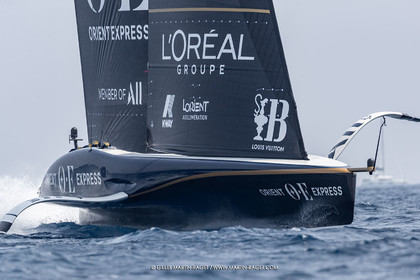 22 08 2024, Barcelona (ESP), Louis Vuitton 37th America's Cup, Louis Vuitton Preliminary Regatta, Race Day 1