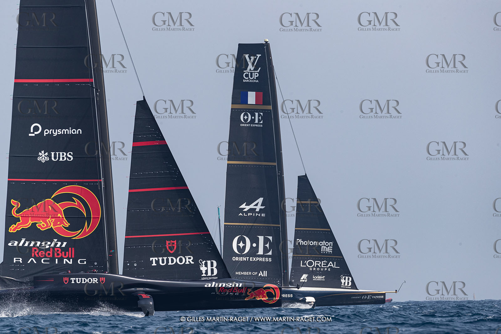 22 08 2024, Barcelona (ESP), Louis Vuitton 37th America's Cup, Louis Vuitton Preliminary Regatta, Race Day 1