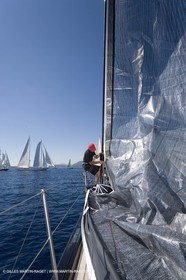 03 09 06 - Porto Cervo (Sardinia) - Maxi World Cup 2006 - A bord Wally 90 Tango