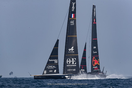 22 08 2024, Barcelona (ESP), Louis Vuitton 37th America's Cup, Louis Vuitton Preliminary Regatta, Race Day 1