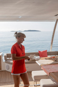 30 08 2018, Porto Vecchio (FRA, South Corsica) Chantier Fountaine-Pajot, Alegria 67