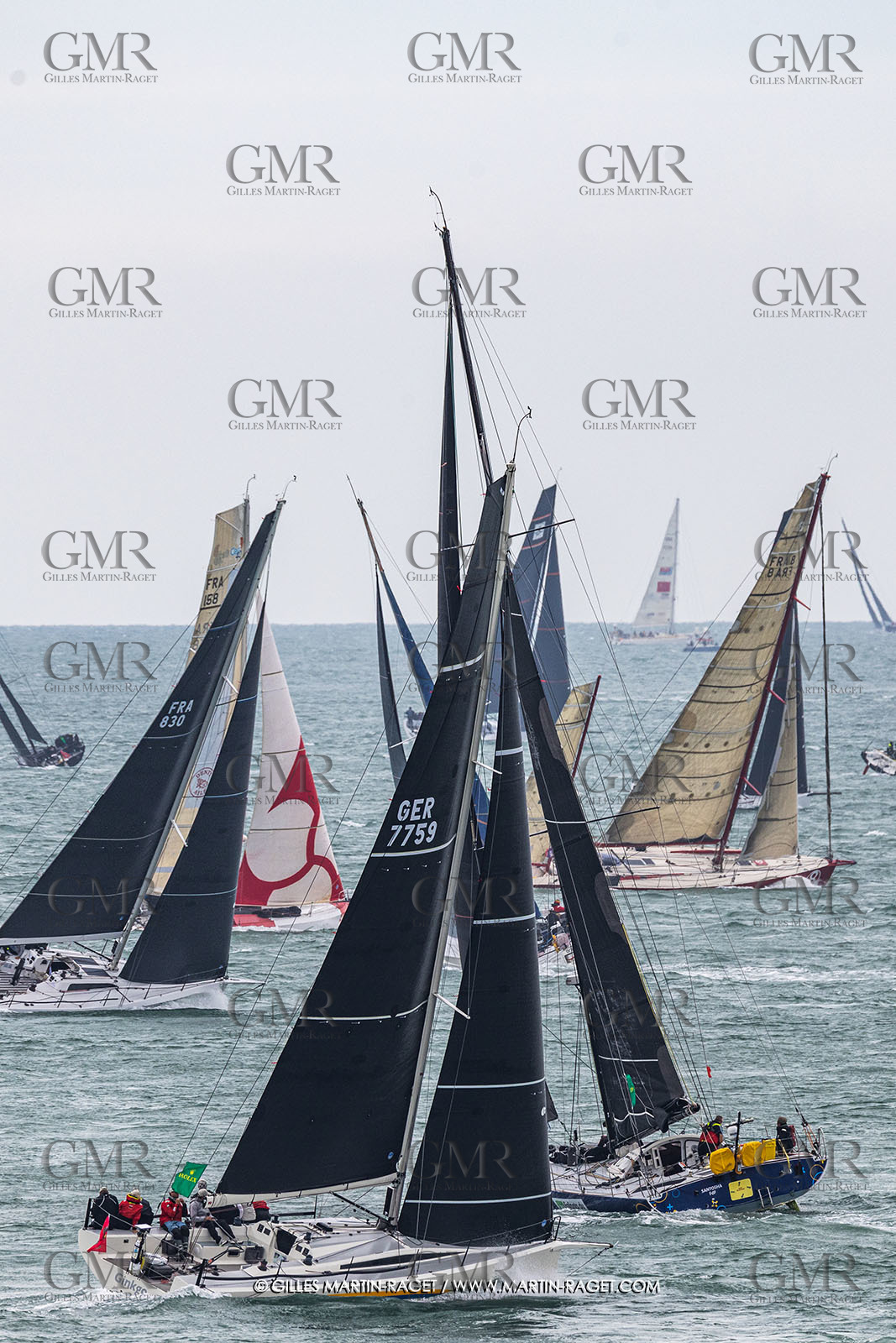 26 07 2025, Cowes (UK, IOW), Admiral's Cup 2025, Rolex Fastnet Race start,