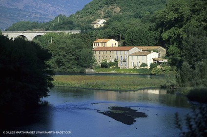 the Duance river around Sisteron