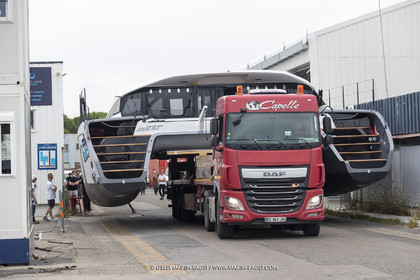 21 07 2020, La Grande Motte (FRA), Gunboat, Gunboat 68 SeaTilt out of the shed