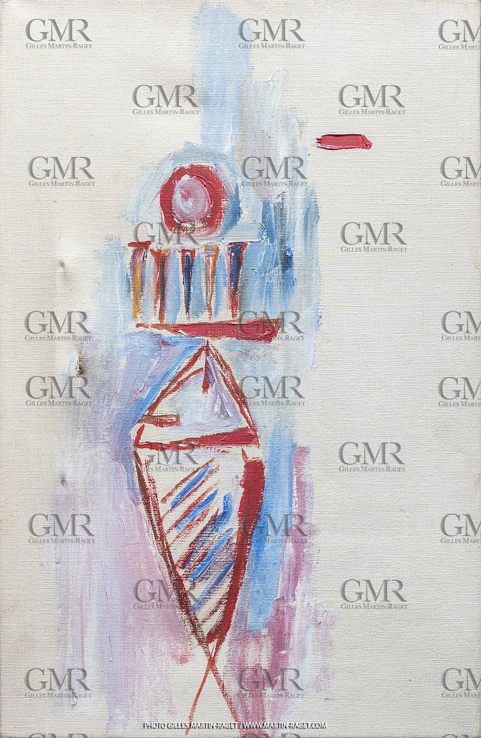 12 07 2020, St Rémy de Provence (FRA, 13) Oeuvre Germaine Richier, peinture originale