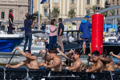19 10 2024, Barcelona (ESP), Louis Vuitton 37th America's Cup, Final Match, Race Day 6, Dock out
