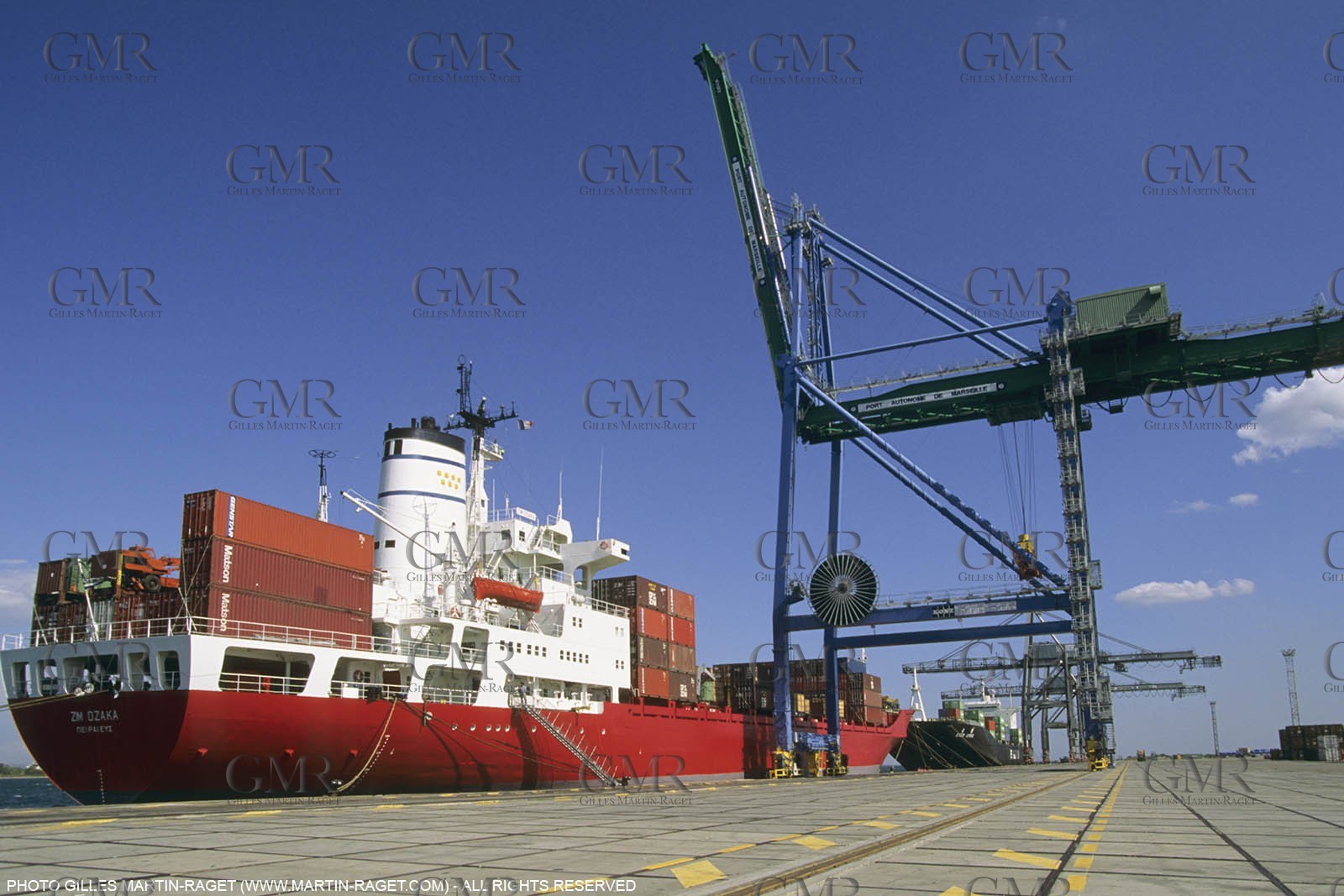France, Provence, Marseille, Port de commerce, opérations portuaires, métiers de la mer