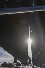 03 10 2022, Saint-Tropez (FRA,83), Voiles de Saint-Tropez 2022,  entraînement des maxis, A bord de Sipirit of Malouen X