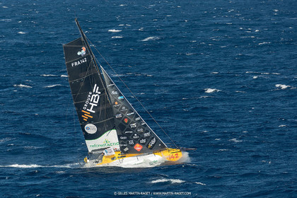 27 08 2021, Marseille (FRA), Transat Jacques Vabre 2021, Class 40, HBF-Reforest'Action (Kito de Pavant, Gwen Gbick)