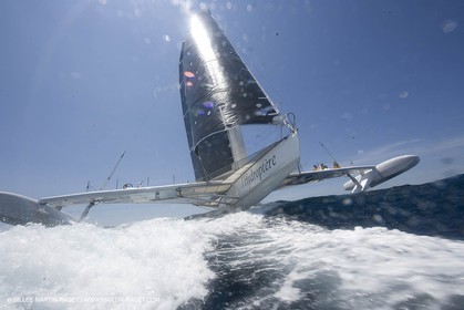 14 06 2008 - Toulon-Hyères (FRA,83) - Campagne d'essais de l'Hydroptère en vue de la tentative de record à plus de 50 nds