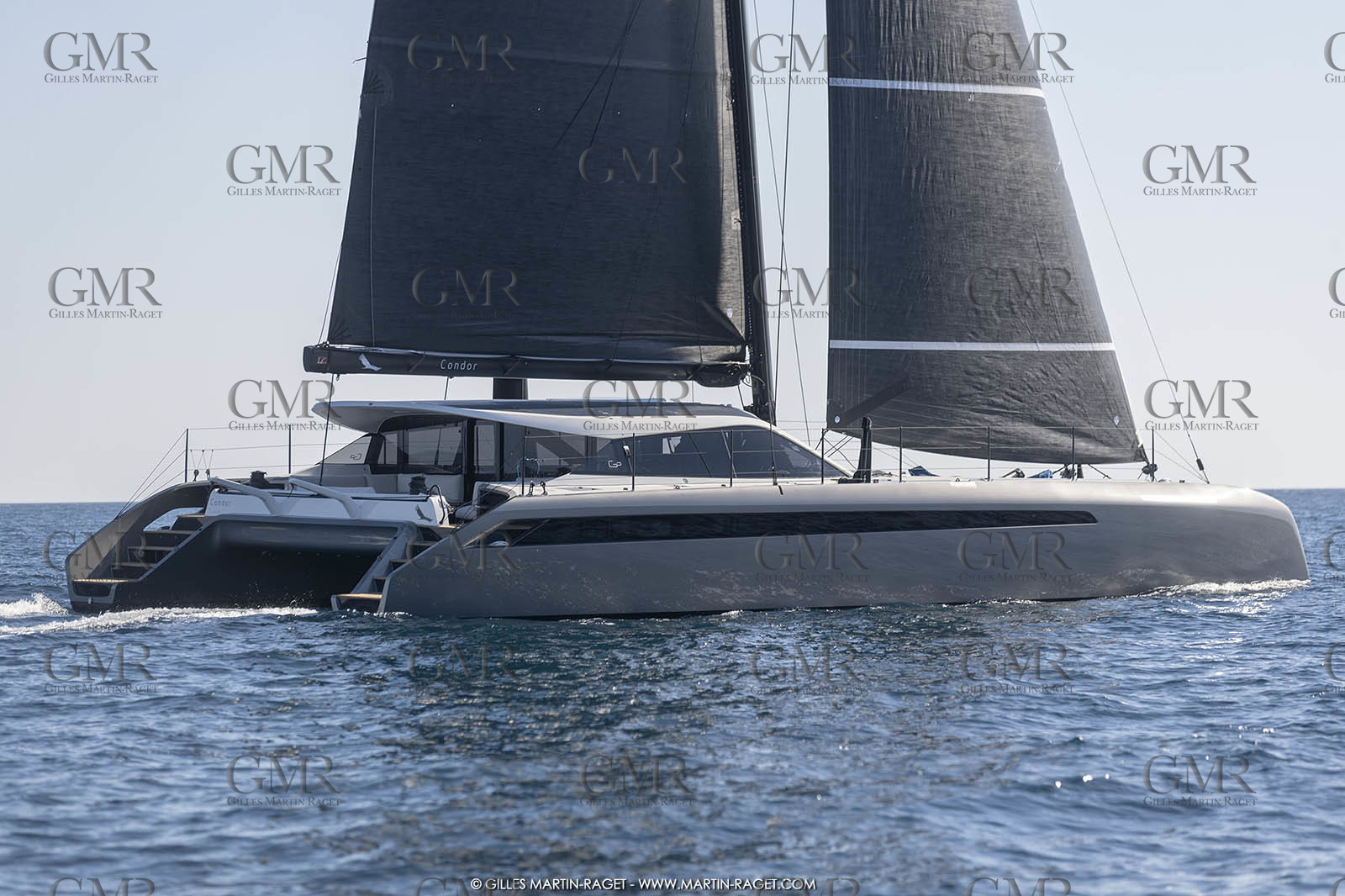 16 02 2019, Porquerolles (FRA,83), Gunboat 68 sail testing  3