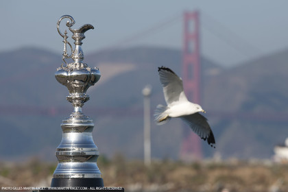 04 01 2011 - San Francisco (USA, CA) - 34th America's Cup - The America's Cup in San Francisco - Golden Gate Bridge