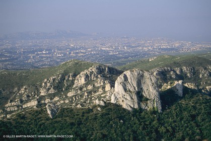 France, Provence, Pays d'Aubagne, collines de Marcel Pagnol