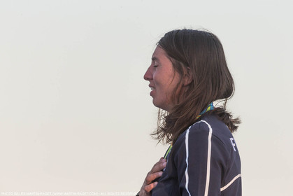 14 08 2016, Rio de Janeiro (BRA), 2016 Olympic Games, Sailing, RSX Women medal ceremony, Charline Picon (FRA)