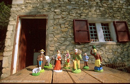 Les Baux de Provence, Atelier de fabrication de santons