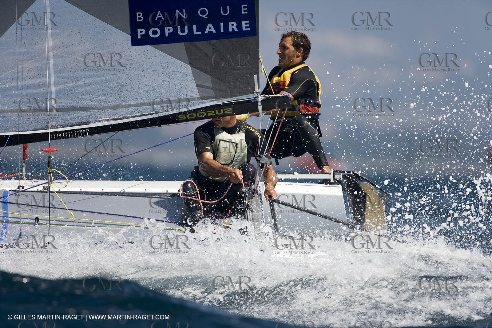 27 04 2007 - 2007 Semaine Olympique Française - Hyères (South of France) - Day 6 - Medal Race - Team France - Tornado - Guichard-Guyader