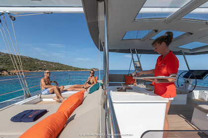 30 08 2018, Porto Vecchio (FRA, South Corsica) Chantier Fountaine-Pajot, Alegria 67