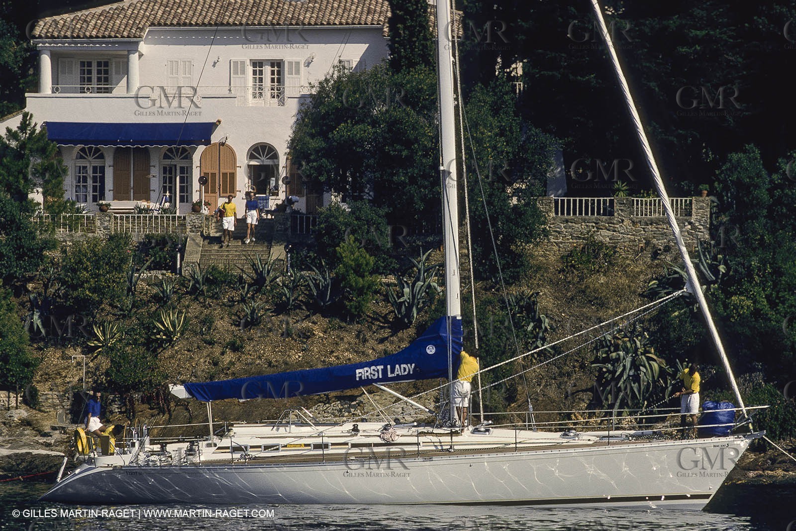 sailing, cruising, monohull at the mooring