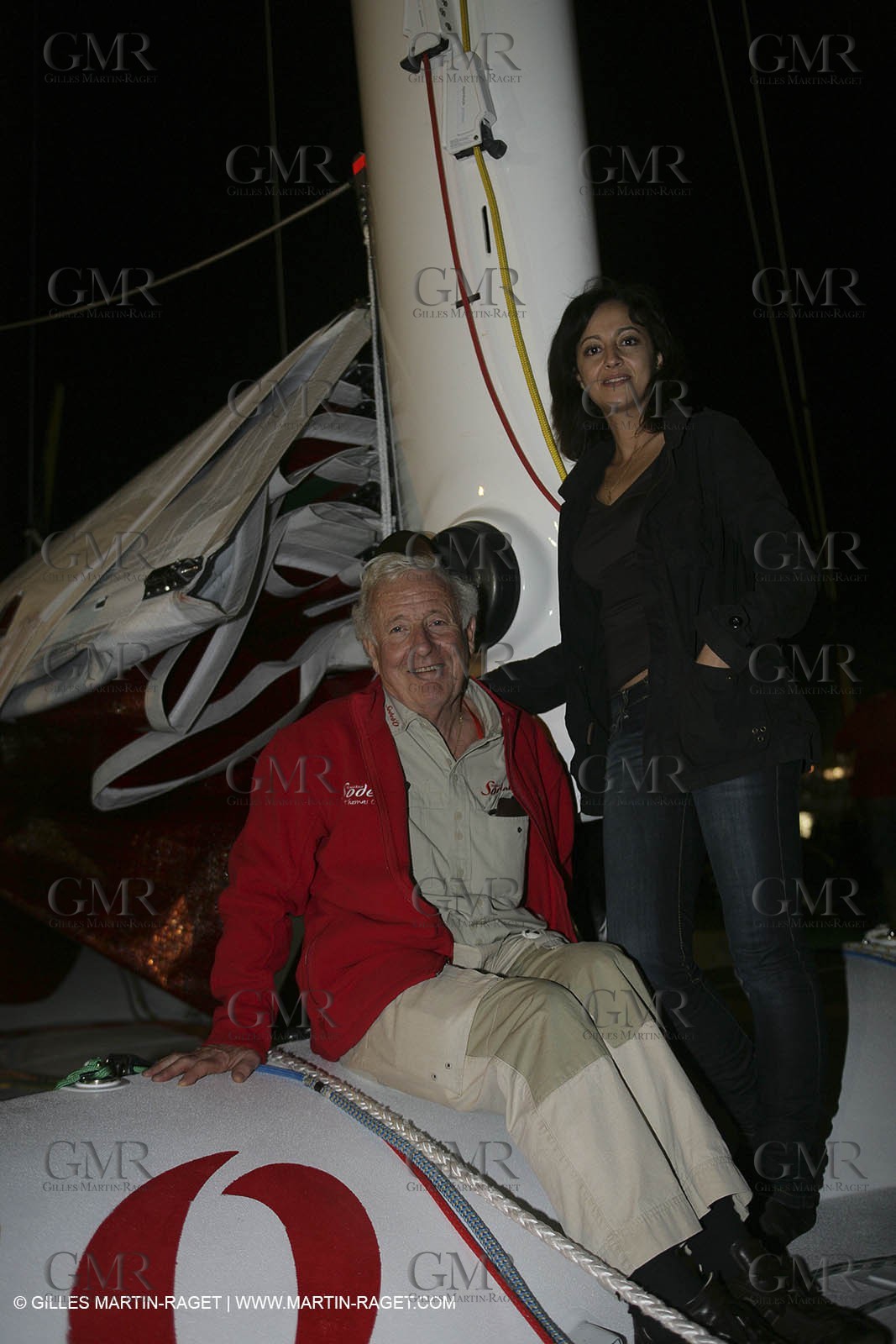 27 10 2006 - Saint Malo (FRA) - Route du Rhum 2006 - Thomas Coville - Sodeb'O - Lock passage