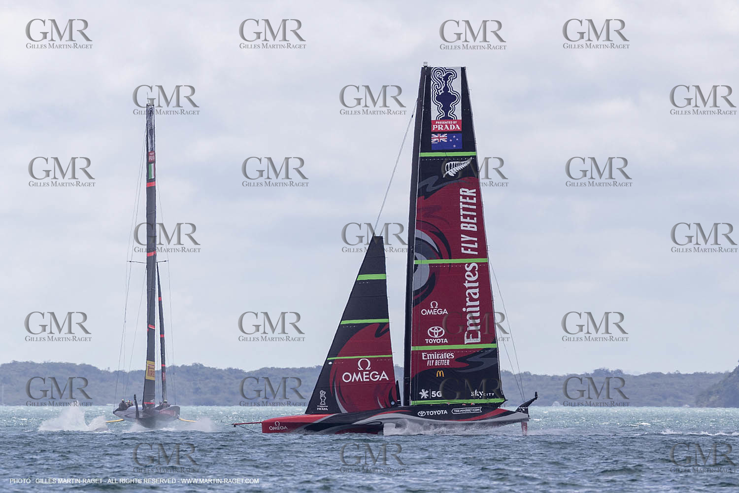 08 12 2020 - Auckland (NZL) - 36th America's Cup - Practice Sessions - Day 1