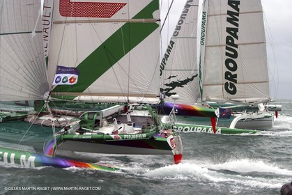 Route du Rhum 2002 - Saint Malo - ORMA 60' Trimarans Start
