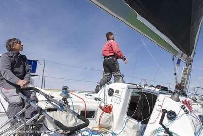 27 03 08- La Grande Motte- (FRA,34) Transat AG2R 2008- Jean-Paul Mouren- Laurent Pellecuer