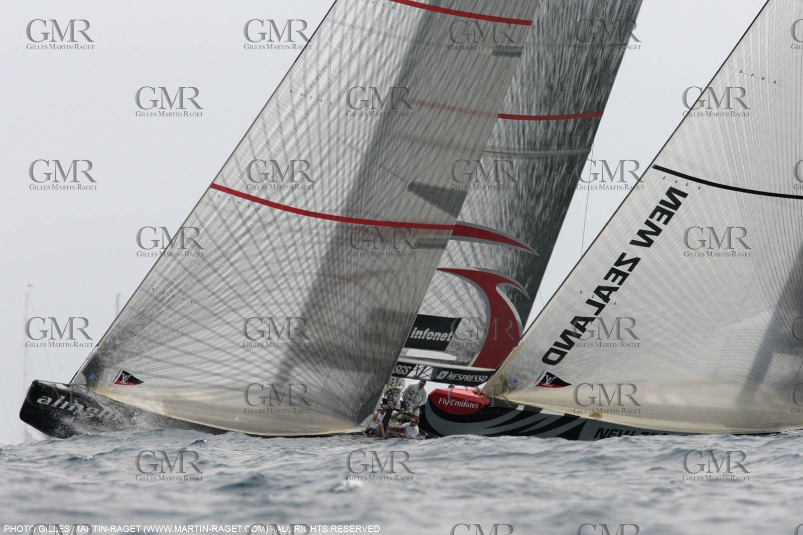 27 06 2007-Valencia (Spain)- 32nd America's Cup - Final Match - Day 4 - Alinghi vs Emirates Team New Zealand
